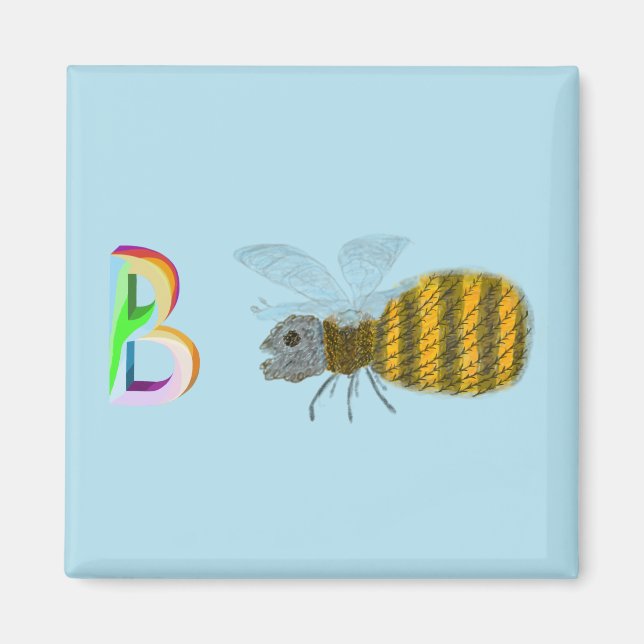 Imán Bee Fridge Magnet (Frente)