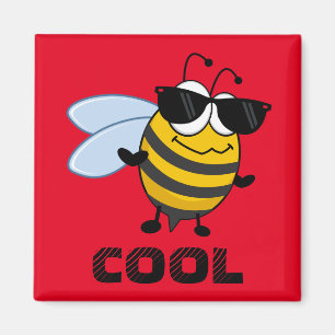 Imán Bee Guay Funny Trendy Bee Personalizada