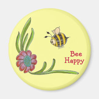 Imán Bee Happy Magnet