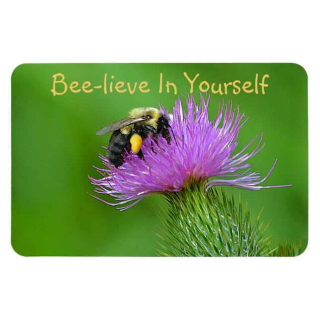 Imán Bee-lieve En Sí Mismo (Horizontal)