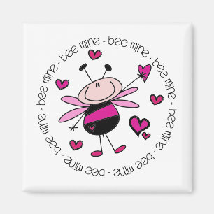 Imán Bee Mine Valentine