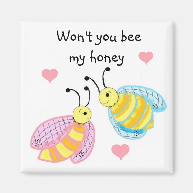 Imán Bee My Honey (Frente)