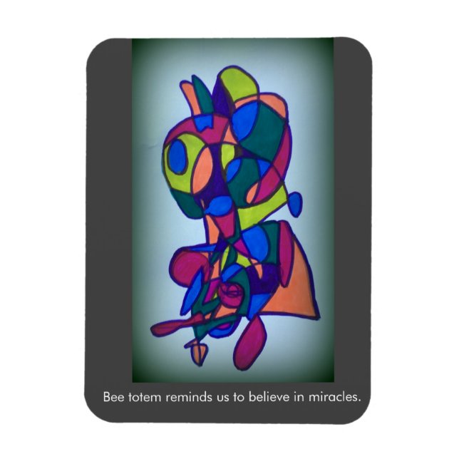Imán Bee Totem Magnet (Vertical)