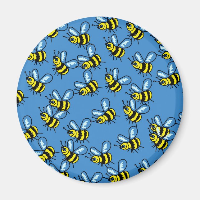 Imán Bee Wallpaper (Frente)