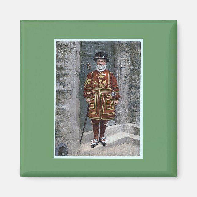 Imán Beefeater de la Torre de Londres (Frente)