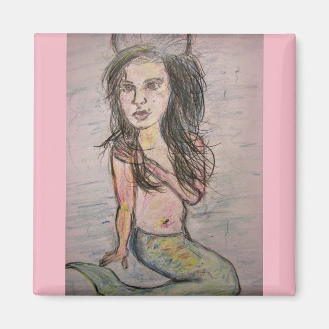 Imán Beehive Mermaid (Frente)