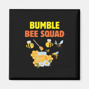 Imán Beekeeper Art Bumble Bee Squad 2
