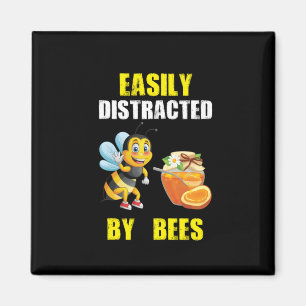 Imán Beekeeper Art Distrae Fácilmente Por Las Abejas