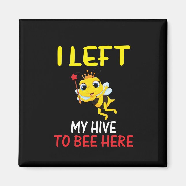 Imán Beekeeper Art My Hive To Abe Here (Frente)