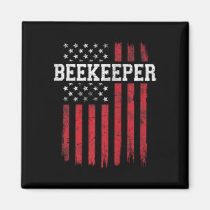 Imán Beekeeper Bandera Americana Usa Patriotic