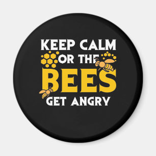 Imán Beekeeper Gift Mantener La Calma O Enfadar A Las