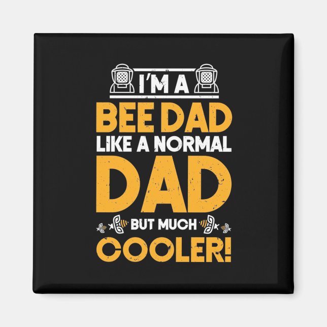 Imán Beekeeper Gift | Soy Un Papá Abeja (Frente)