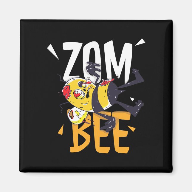 Imán Beekeeper Gift | Zom Bee (Frente)