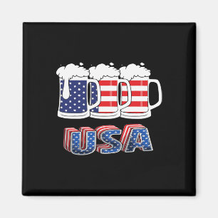 Imán Beer Bandera Americana 4 De Julio Merica Ee.Uu. Be