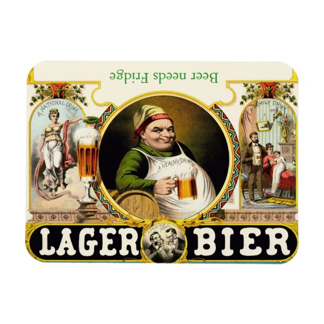 Imán Beer Fridge Magnet (Horizontal)