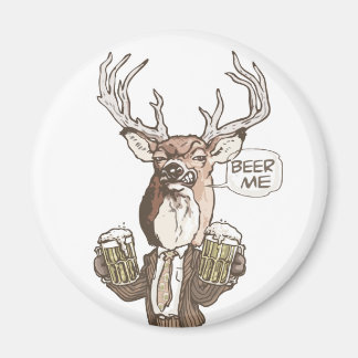 Imán Beer Me Beer Buck de Mudge Studios