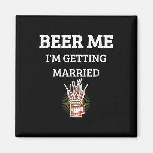 Imán Beer Me Estoy Casando Con Gracioso Baño De Licenci