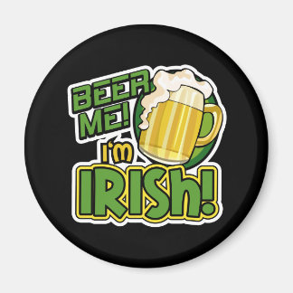 Imán Beer Me Soy Irlandés St. Patrick's Day Magnet