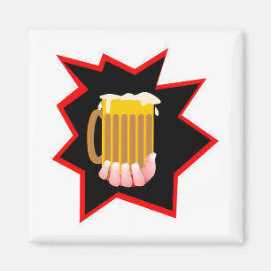 Imán Beer Mug Burst