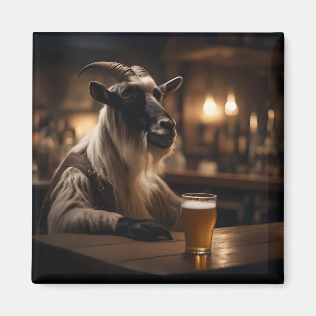 Imán Beer Oclock Goat, (Frente)