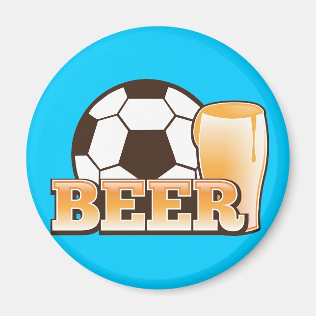 Imán BEER y fútbol (Frente)