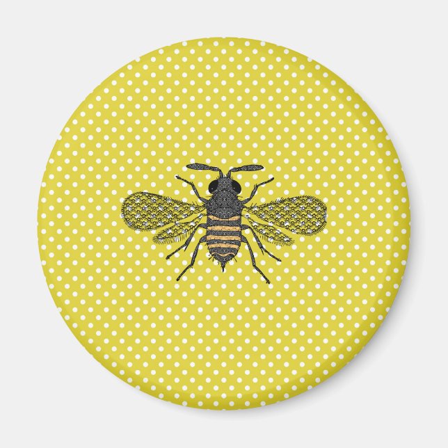 Imán BEES y Honeycomb - Salven las abejas (Frente)