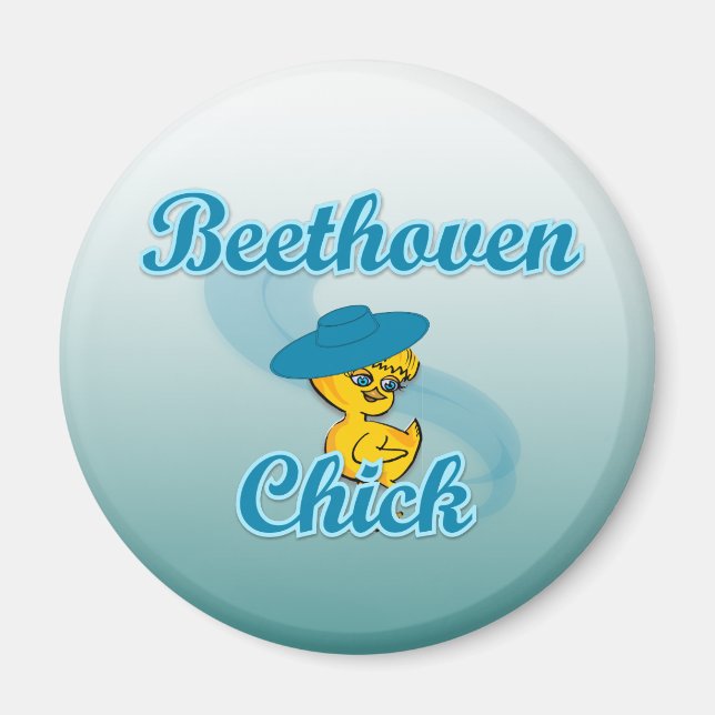 Imán Beethoven Chick #3 (Frente)