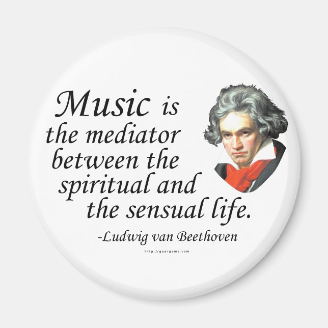 Imán Beethoven en música (Frente)