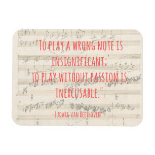Imán Beethoven Quote Magnet