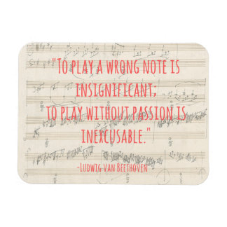 Imán Beethoven Quote Magnet