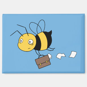 Imán Beezness Bee, Cansada, Maletín de Abejas Estresada