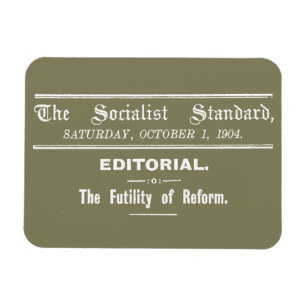 Imán Beige editorial de octubre del estándar socialist