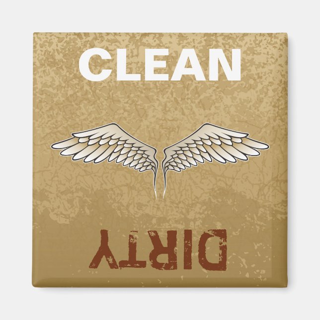 Imán Beige Wings Magnet (Frente)