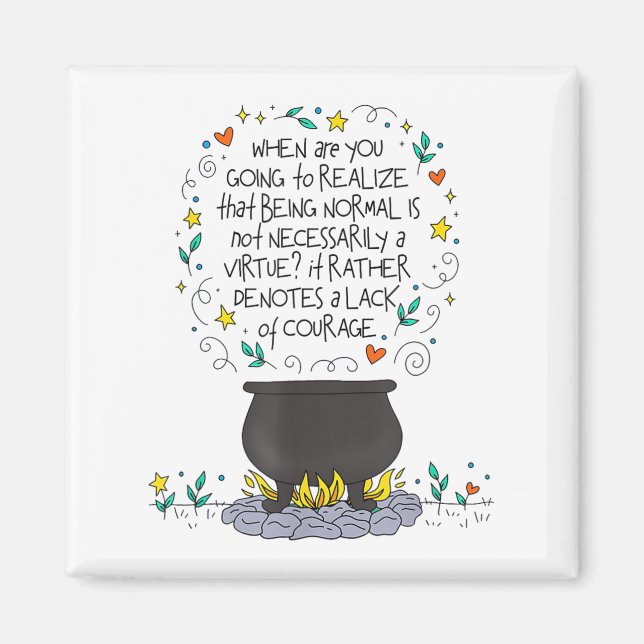 Imán Being Normal Is Not Necessarily A Virtue Motivatio (Frente)