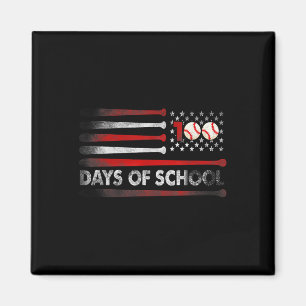 Imán Béisbol 100 días de clases Béisbol Té de cien días