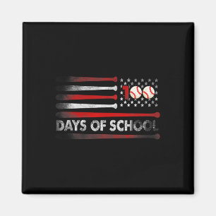 Imán Béisbol 100 días de clases Béisbol Té de cien días