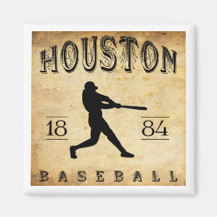 Imán Béisbol 1884 de Houston Tejas