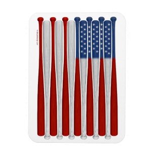 Imán Béisbol América (EE.UU.) Magnet