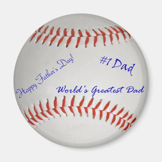 Imán Béisbol autografiado (Frente)
