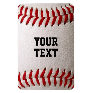 Imán Béisbol con nombre personalizado