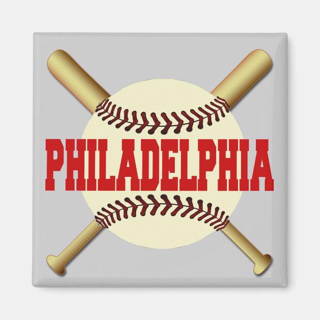 Imán Béisbol de Filadelfia (Frente)