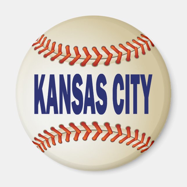 IMÁN BÉISBOL DE KANSAS (Frente)