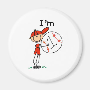 Imán Béisbol de niño Soy 1
