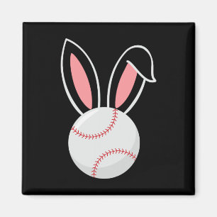 Imán Béisbol de Pascua Bungalow Ears Fun Béisbol Fan Ea
