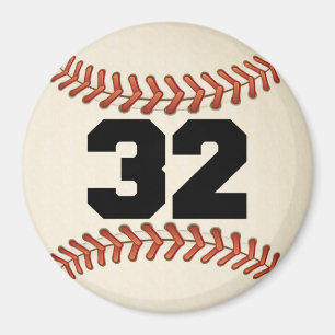 Imán Béisbol del número 32