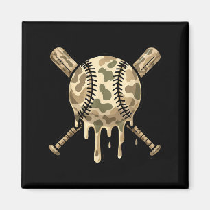 Imán Beisbol Drip Camo Bats Boys Sports Guay