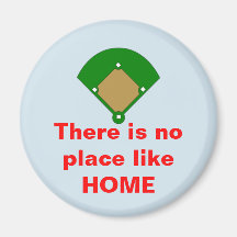 Béisbol No Hay Lugar Como El Hogar Magnet