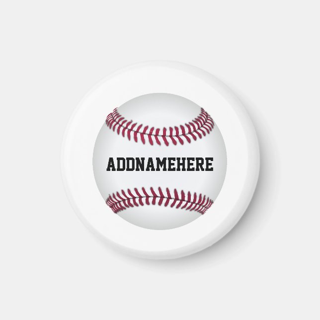 Imán Béisbol Personalizado (Frente)