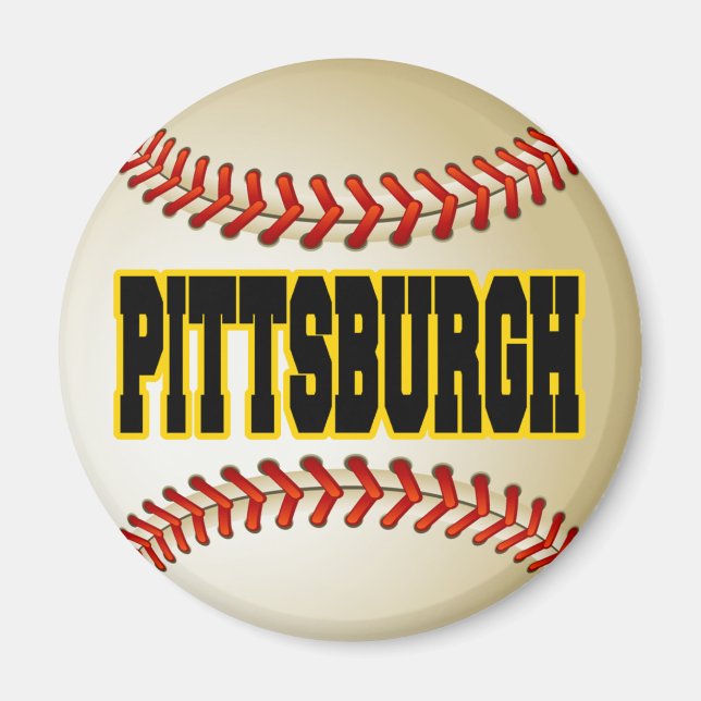 IMÁN BÉISBOL PITTSBURGH (Frente)