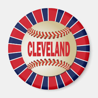 IMÁN BÉISBOL RETRO CLEVELAND